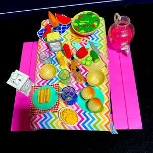 Our Generation Picnic Table and accessories.